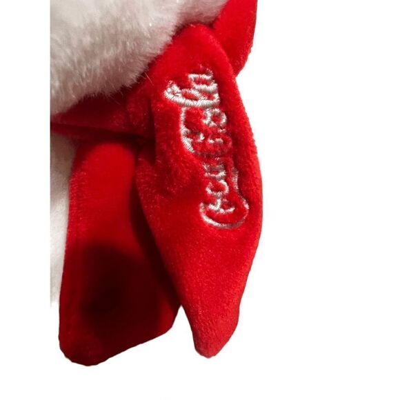 Christmas Coca Cola Polar Bear Plush Stuffed Animal Toy 2011 Red Scarf 6" - Picture 3 of 7